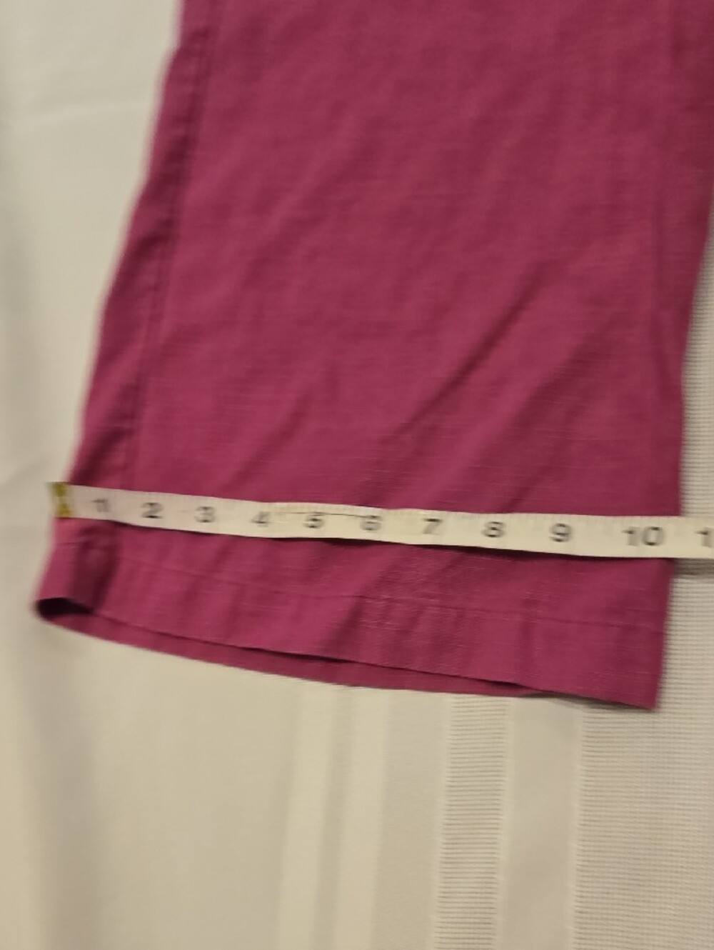 Soft Surroundings Raspberry Magenta Elastic-Waist Linen-Blend Pants - Picture 7 of 10